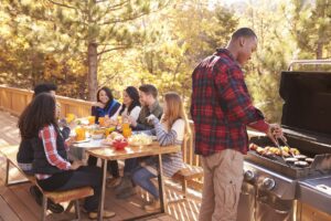 outdoor patio fan for barbeque