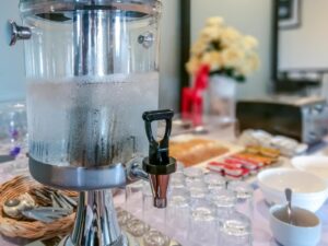 hydration station at corporate event