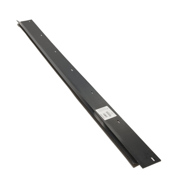 Diagonal black metal bar with holes, resembling APEX™ 6500, on white background; sticker near one end.